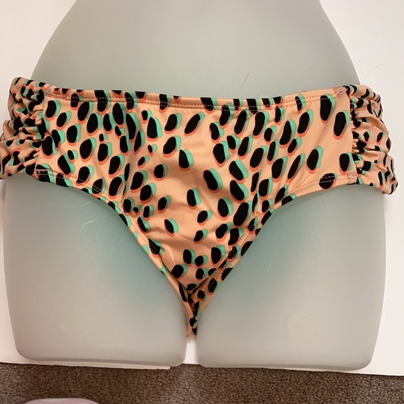 🌞NWT Bar III peachw/leopard print triangle top set A-69 - Picture 5 of 8